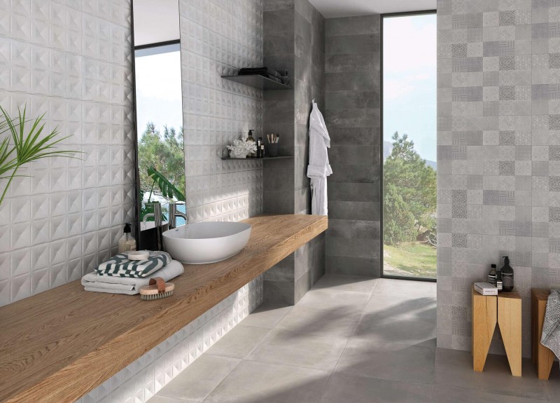 Madox Gris Mate / Madox Relieve Gris Mate / Madox Square Gris Mate 